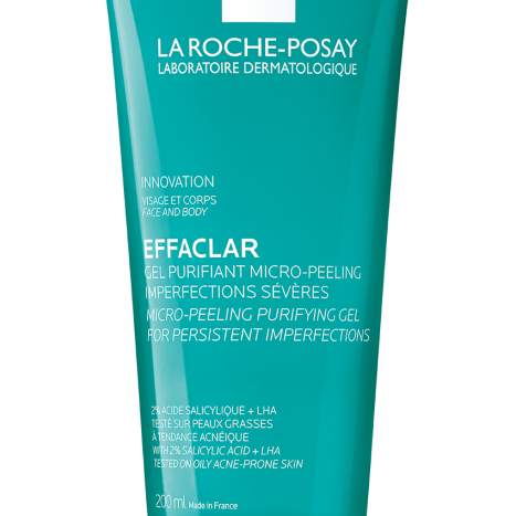 LA ROCHE-POSAY EFFACLAR cleansing micro-peeling gel for face and body 200ml