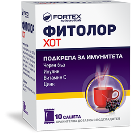 FORTEX FITOLOR HOT X 10 sach