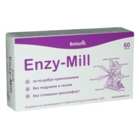ENZY MILL for good digestion x 60tabl