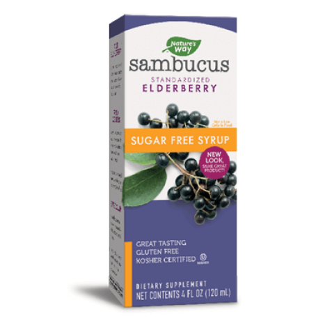NATURES WAY SAMBUCUS без захар сироп  120ml