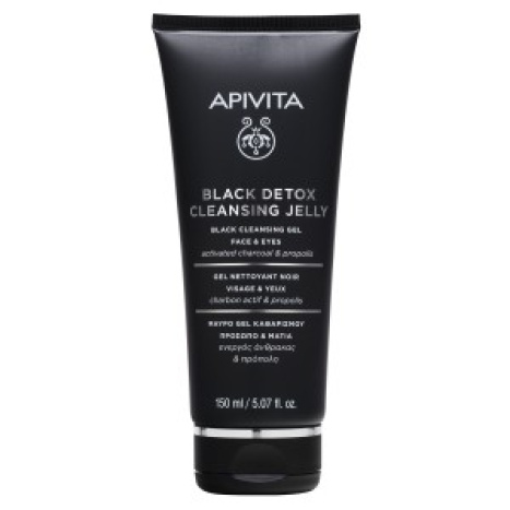 APIVITA Black detoxifying cleansing gel for face and eye area 150ml