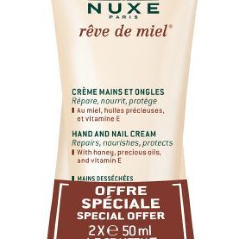 NUXE DUO REVE DE MIEL hand cream 2 x 50ml