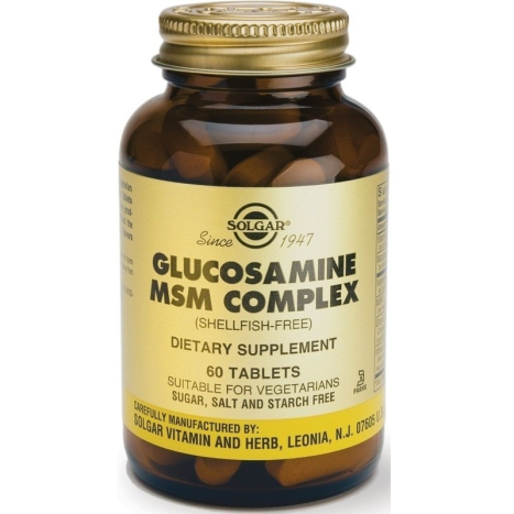 SOLGAR GLUCOSAMINE MSM COMPLEX x 60 tabl