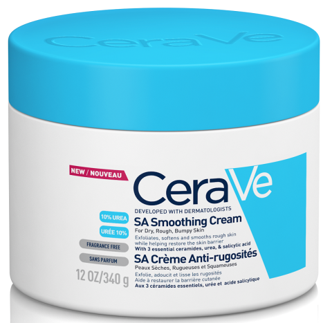 CERAVE SA smoothing cream hydrating and exfoliating 340g jar