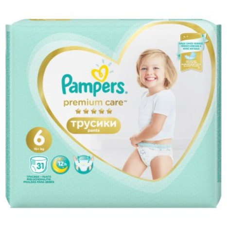 PAMPERS гащи PremCare S6 x 31
