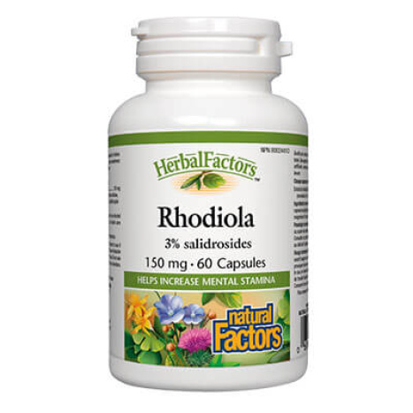 NATURAL FACTORS Rhodiola 150 mg x 60 tabl