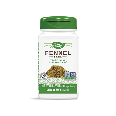 NATURES WAY FENNEL SEED fennel 480mg x 100 caps