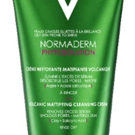 VICHY NORMADERM PHYTOSOLUTION volcanic matting and cleansing cream 125ml