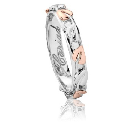 Clogau Tree of Life S51 silver and rose gold ring