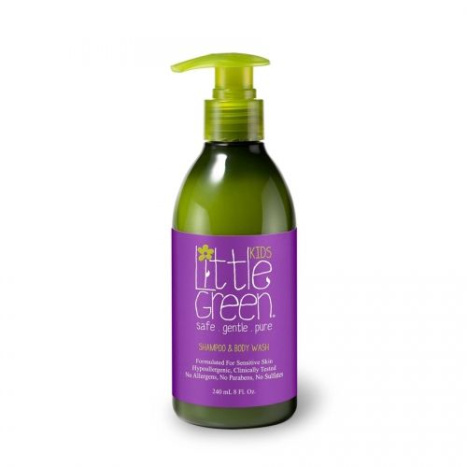 LITTLE GREEN Shampoo for hair and body for children 240ml