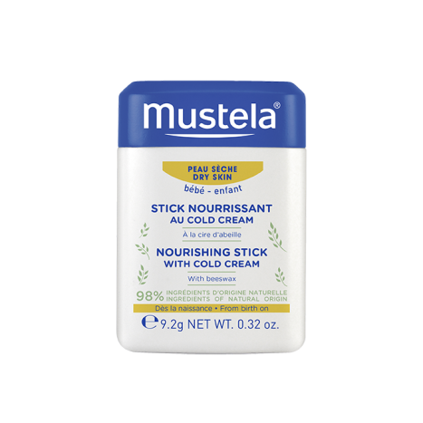 MUSTELA хидра стик с подхранващ колд крем 9.2g