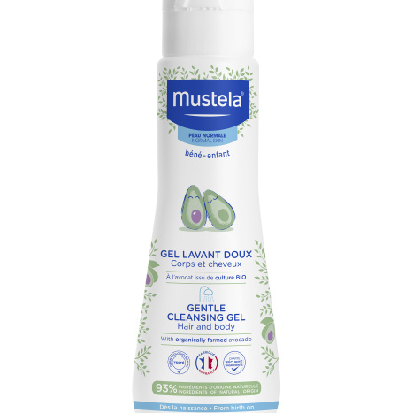 MUSTELA BEBE gentle washing gel for hair and body 200ml