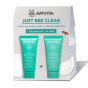 Just Bee Clear сет: мини измивен гел 15ml + матиращ крем 15ml