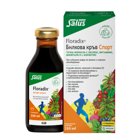 FLORADIX Билкова кръв еликсир спорт 250ml