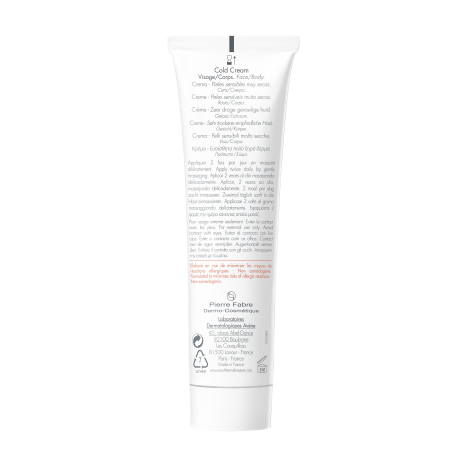AVENE COLD CREAM Cream for sensitive dry and very dry skin 100 ml.
