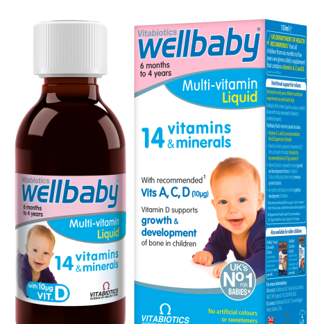 VITABIOTICS WELLBABY syrup for children and babies 150ml