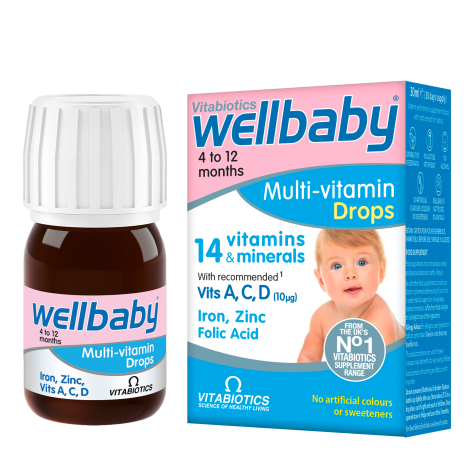 VITABIOTICS WELLBABY drops for babies 30ml