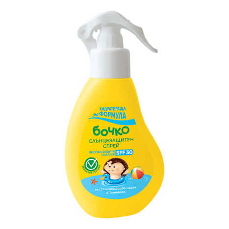 БОЧКО Слънцезащитен спрей SPF30 150ml