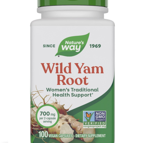 NATURES WAY WILD YAM/SWEET POTATO (root) 425 mg cap. x 100