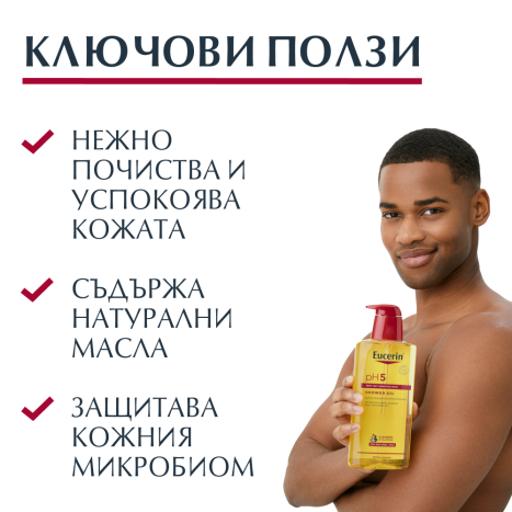 EUCERIN DUO PH5 олио за баня 400ml 1+1