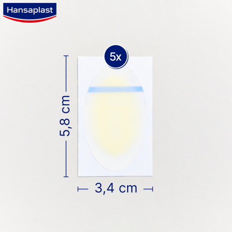 HANSAPLAST пластир п/в мехури x 5