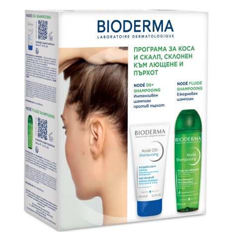BIODERMA PROMO NODE DS shampoo 125ml + NODE fluid shampoo 200ml