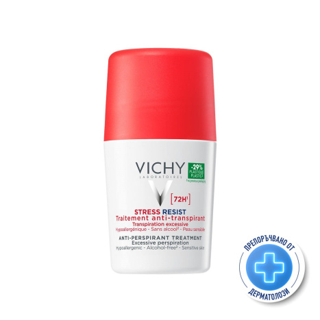 VICHY DEODORANT STRESS RESIST рол-он против изпотяване 72h 50ml
