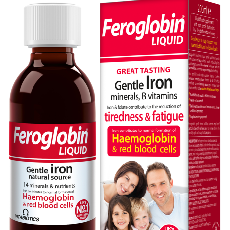 VITABIOTICS FEROGLOBIN Iron B-12 syrup 200ml