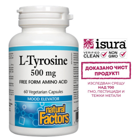 NATURAL FACTORS L-Tyrosine 500mg x 60 caps