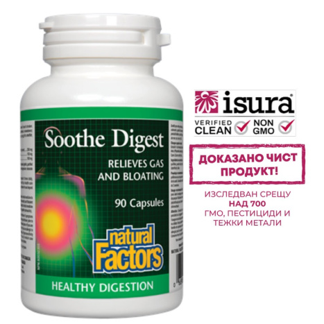 NATURAL FACTORS SOOTHE DIGEST 450mg x 90 caps