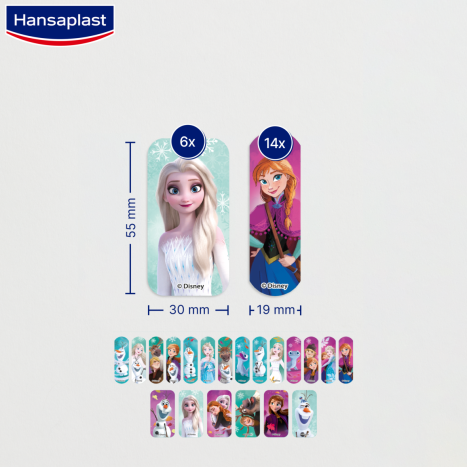 HANSAPLAST FROZEN -детски пластири x 20