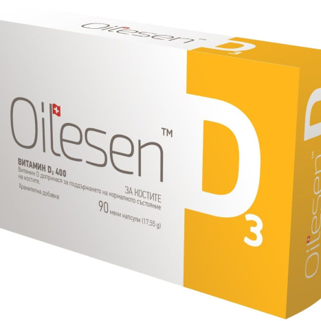 OILESEN VIT D3 400IU витамин Д3 x 90 caps