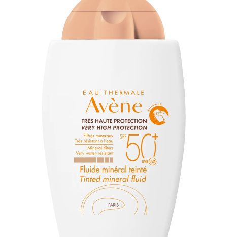 AVENE SUN MINERAL SPF50+ тониран флуид 40ml