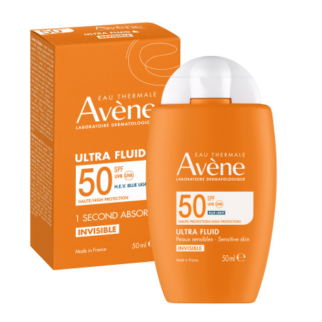 AVENE SUN ULTRA FLUID SPF50 слънцезащитен флуид много висока защита 50ml