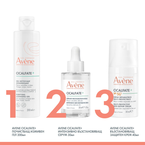 AVENE CICALFATE SPF+ мулти-защитен възстановяващ крем 30ml