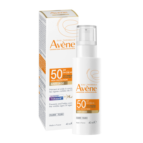 AVENE SUN SPF50 анти-ейдж флуид 40ml