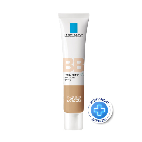LA ROCHE-POSAY HYDRAPHASE HA BB MEDIUM SPF15 tinted cream 40ml