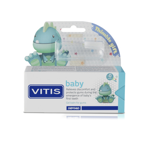 DENTAID VITIS гел паста за зъби Baby Neutral +напръсник за деца от 6 месеца до 2 год. 30 ml