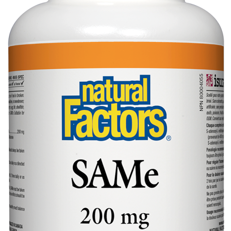 NATURAL FACTORS SAM-e 200mg x 30 tabl