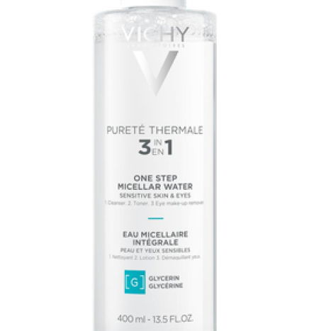 VICHY PURETE THERMALE cleansing micellar water for face sensitive skin 400ml