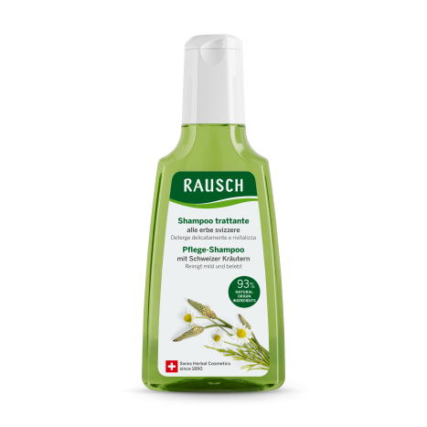 RAUSCH Hair shampoo with Swiss herbs for healthy hair and natural shine 200ml