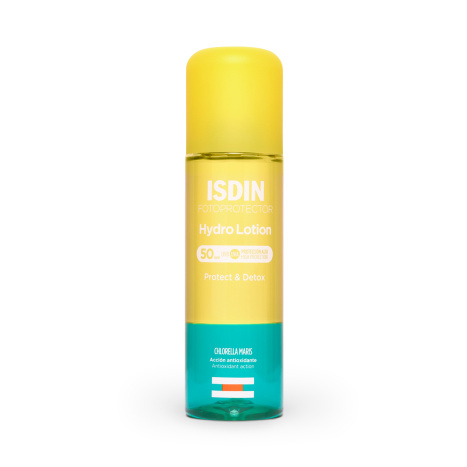 ISDIN FOTOPROTECTOR HydraO2 Sunscreen two-phase body lotion, with an ultra-light texture SPF50 200ml