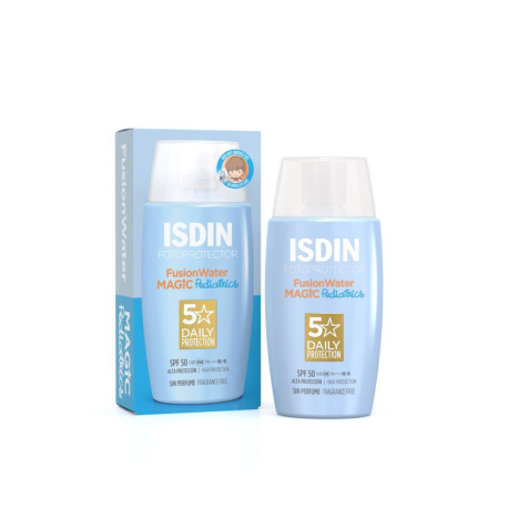 ISDIN FOTOPROTECTOR Pediatrics Fusion Water Sunscreen product for children, with an ultra-light texture SPF50 50ml