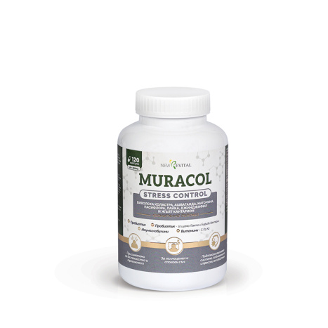 MURACOL Stress Control при стрес, безсъние и безпокойство x 120caps