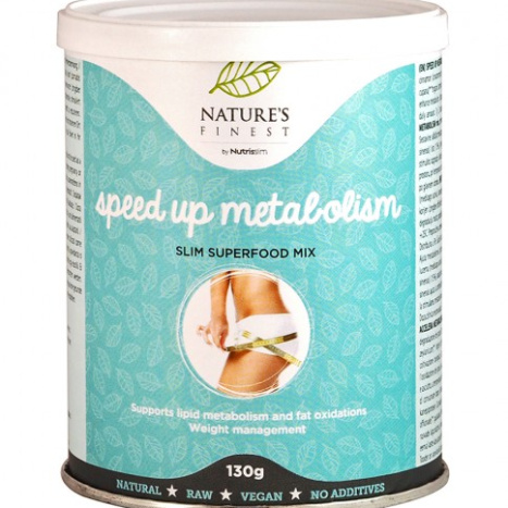 NATURE’S FINEST SPEED UP METABOLISM Супер микс БИО на прах за бърз метаболизъм 130g