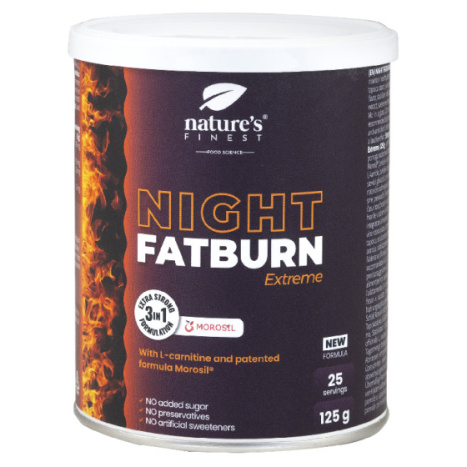 NATURE’S FINEST NIGHT FATBURN EXTREME Супер микс на прах за бързо изгаряне на мазини 125g