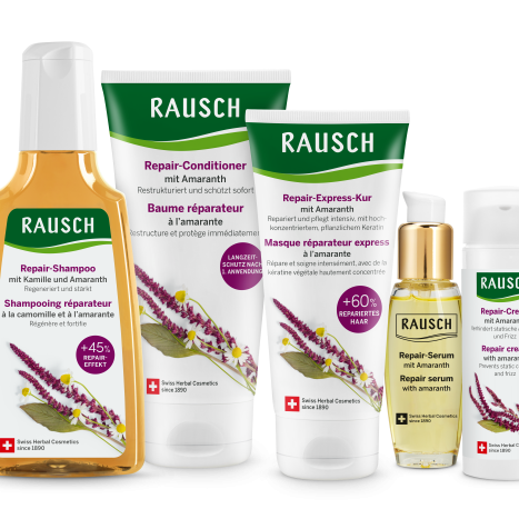 RAUSCH Възстановяващ шампоан за увредена коса склонна към накъсване с лайка и щир  200ml