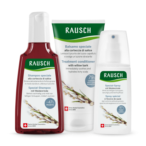 RAUSCH Shampoo for oily dandruff with willow bark 200 ml