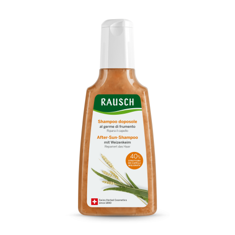 RAUSCH подхранващ шампоан с пшеничен зародиш за след слънце 200ml