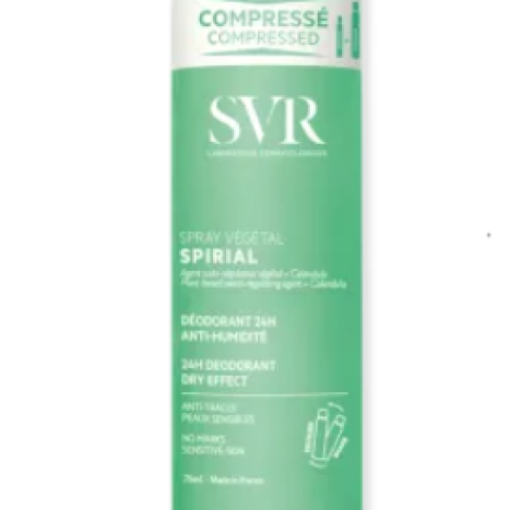 SVR SPIRIAL спрей без алуминиеви соли против изпотяване 75ml